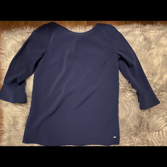 Tommy Hilfiger navy blue rope detailed top - Picture 4 of 4